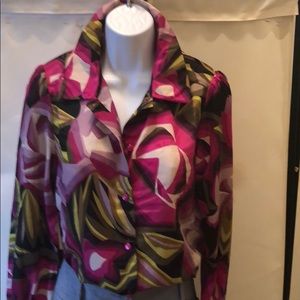 Cute multicolor Missoni blouse.